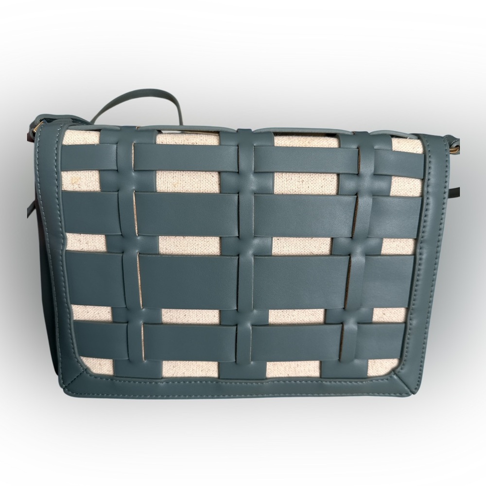 a new day Blue and Cream Crossbody Bag - Picture 2 of 5